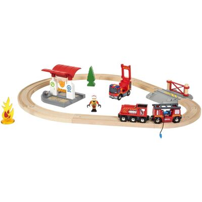 Brio Set per vigili del fuoco ferroviari Brio Set per vigili del fuoco ferroviari