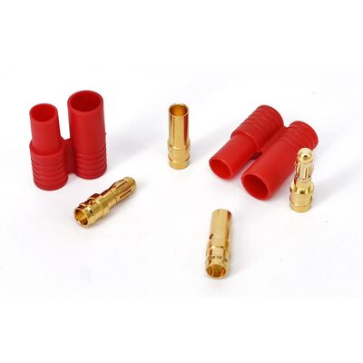 Swaytronic Sistema di connettori LiPo HXT 3.5mm placcati in oro 5 coppie Swaytronic Sistema di connettori LiPo HXT 3.5mm placcati in oro 5 coppie