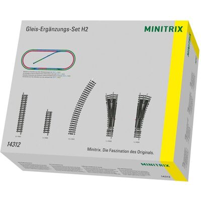 MiniTrix N Gleis-Ergänzungs-Set - Set di binari per modellismo MiniTrix N Gleis-Ergänzungs-Set - Set di binari per modellismo