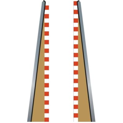 HORNBY Scalextric Pista Bordure - 2 pezzi HORNBY Scalextric Pista Bordure - 2 pezzi