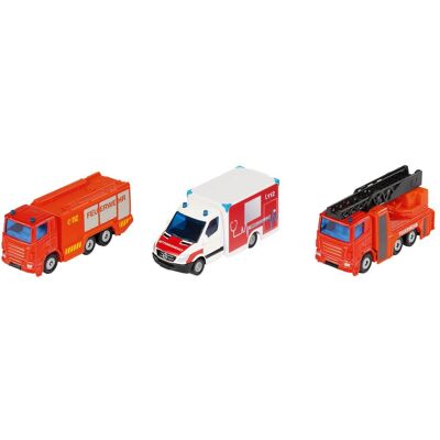 Siku Set di emergenza Super, 3 veicoli, 170x70x100 mm, da 3 anni Siku Set di emergenza Super, 3 veicoli, 170x70x100 mm, da 3 anni