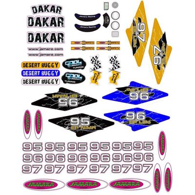 Jamara Foglio decalcomania Dakar Jamara Foglio decalcomania Dakar