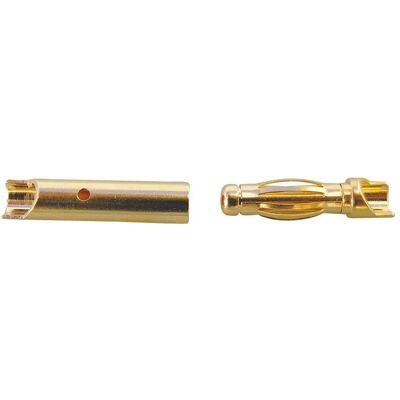 Jamara Contatto d'oro 4mm in due parti speciale 1pc -1Bu Jamara Contatto d'oro 4mm in due parti speciale 1pc -1Bu