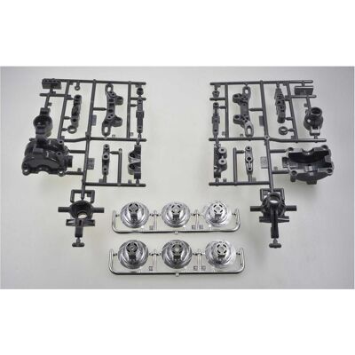 Tamiya TT-02/D A-parts fuso a snodo anteriore (2) Tamiya TT-02/D A-parts fuso a snodo anteriore (2)