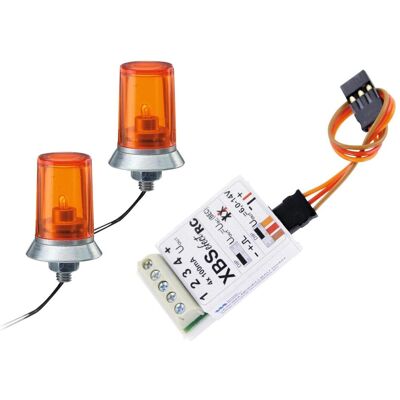 Carson Modellsport 500907010 Luce di avvertimento LED arancione - LED warning light Carson Modellsport 500907010 Luce di avvertimento LED arancione - LED warning light