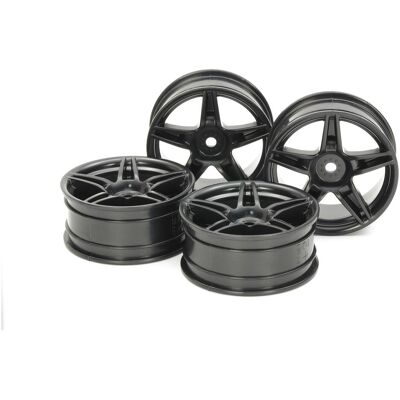 Tamiya Med. Ruote a 5 razze Nar.5 (24mm, +2) 4 pezzi Tamiya Med. Ruote a 5 razze Nar.5 (24mm, +2) 4 pezzi