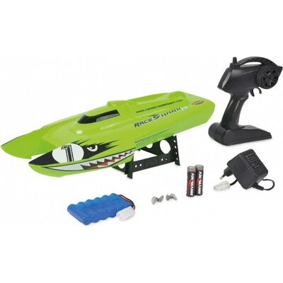 Carson Race Shark FD Motoscafo RC - 25 km/h - Luci LED - RTR Carson Race Shark FD Motoscafo RC - 25 km/h - Luci LED - RTR