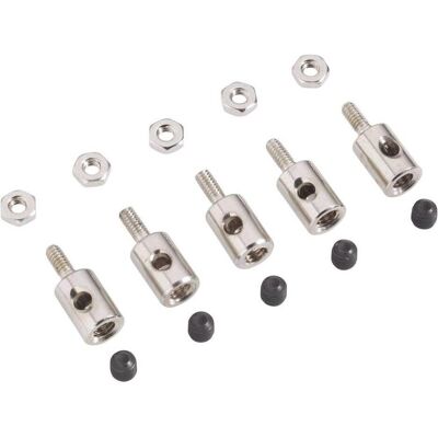 Connettore per asta Reely - 2mm - Trasparente - Tipo di asta Connettore per asta Reely - 2mm - Trasparente - Tipo di asta