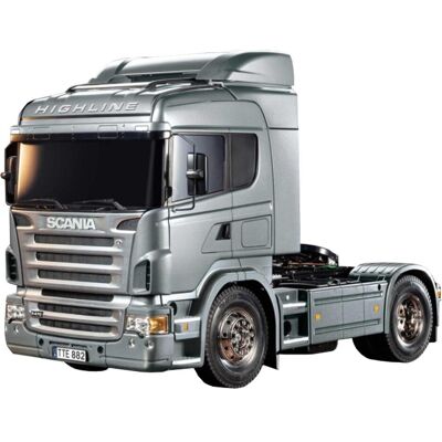 Tamiya Scania R470 Autocarro elettrico spazzolato 1:14 Kit Argento (Kit) Tamiya Scania R470 Autocarro elettrico spazzolato 1:14 Kit Argento (Kit)