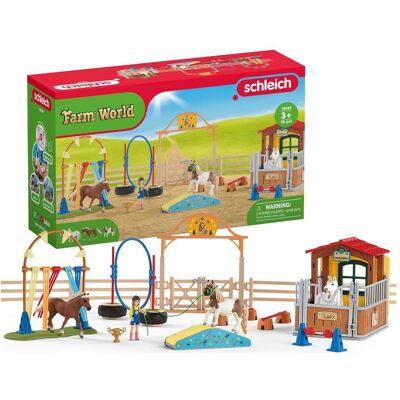 Schleich Agilità al box dei cavalli Schleich Agilità al box dei cavalli