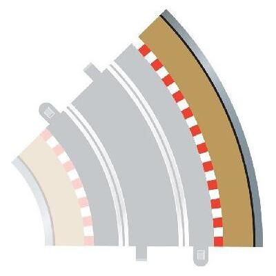 Scalextric C8228 - Bordi esterni di raggio 2 e barriere Scalextric C8228 - Bordi esterni di raggio 2 e barriere