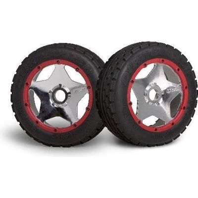 HPI Cerchi Super Star Chrome anteriore Baja 5B HPI Cerchi Super Star Chrome anteriore Baja 5B