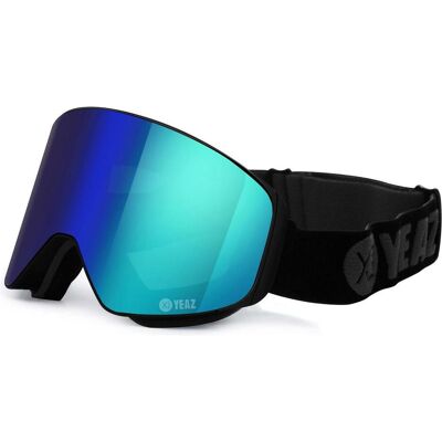 Maschera da Sci Yeaz Apex Magnetica - Verde - Over Glasses - Sci Snowboard - Protezione UV Maschera da Sci Yeaz Apex Magnetica - Verde - Over Glasses - Sci Snowboard - Protezione UV