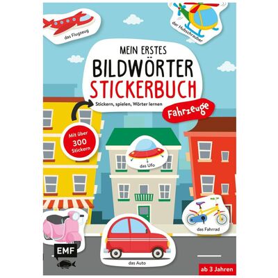 Edition Fischer Mein erstes Bildwörter-Stickerbuch – Fahrzeuge, Libro per bambini Edition Fischer Mein erstes Bildwörter-Stickerbuch – Fahrzeuge, Libro per bambini