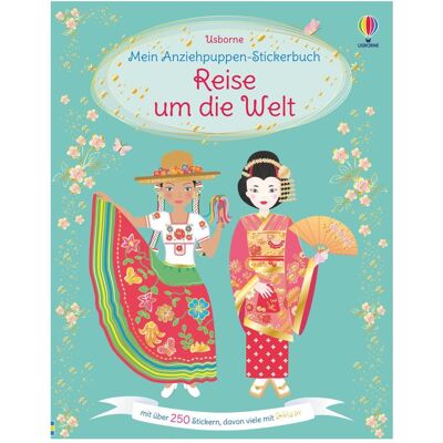 Usborne Publishing, Sticker, Il mio libro di adesivi per bambole da vestire: viaggio intorno al mondo (250 Adesivo) Usborne Publishing, Sticker, Il mio libro di adesivi per bambole da vestire: viaggio intorno al mondo (250 Adesivo)