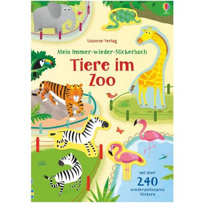 Usborne Publishing, Sticker, Il mio libro di adesivi sempre di nuovo: gli animali dello zoo (240 Adesivo) Usborne Publishing, Sticker, Il mio libro di adesivi sempre di nuovo: gli animali dello zoo (240 Adesivo)