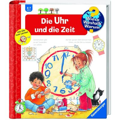 Ravensburger Die Uhr und die Zeit, Libro per bambini di Angela Weinhold Ravensburger Die Uhr und die Zeit, Libro per bambini di Angela Weinhold