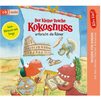 CBJ Va bene! Il piccolo drago Coconut esplora i romani, Audiolibri di Assediatore ingo, Philipp Schepmann, Dieler Alfred CBJ Va bene! Il piccolo drago Coconut esplora i romani, Audiolibri di Assediatore ingo, Philipp Schepmann, Dieler Alfred