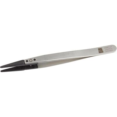 RS PRO, Pinzette, Plastic replaceable tip tweezers 130mm. RS PRO, Pinzette, Plastic replaceable tip tweezers 130mm.