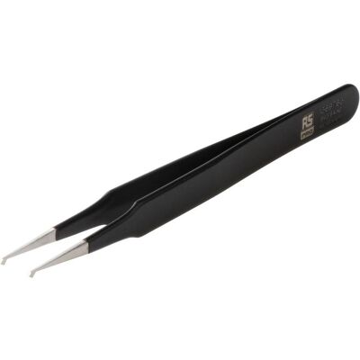RS PRO, Pinzette, ESD epoxy coated tweezers straight 120mm RS PRO, Pinzette, ESD epoxy coated tweezers straight 120mm