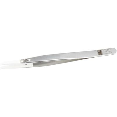RS PRO, Pinzette, Ceramic replaceable tip tweezers 130mm RS PRO, Pinzette, Ceramic replaceable tip tweezers 130mm