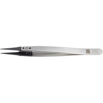 RS PRO, Pinzette, Plastic replaceable tip tweezers 130mm RS PRO, Pinzette, Plastic replaceable tip tweezers 130mm