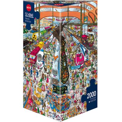 Heye Stazione ferroviaria Triangolare (2000 pezzi) Heye Stazione ferroviaria Triangolare (2000 pezzi)