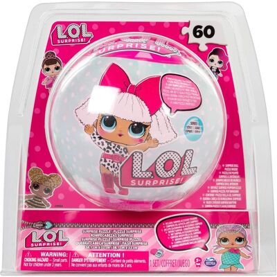 Spin Master Puzzle di L.O.L. Doll Sphere Tin (60 pezzi) Spin Master Puzzle di L.O.L. Doll Sphere Tin (60 pezzi)