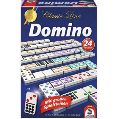 Schmidt Spiele Domino (Francese, Italiano, Tedesco, 1 - 11 Giocatori) Schmidt Spiele Domino (Francese, Italiano, Tedesco, 1 - 11 Giocatori)