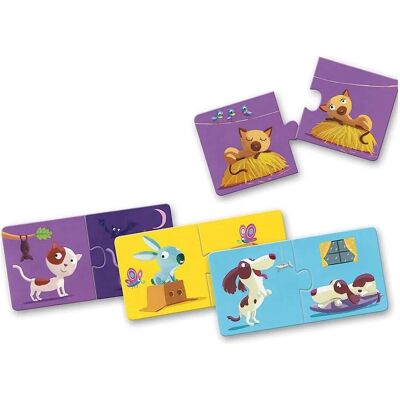 Djeco Puzzle Duo Opposites (24 pezzi) Djeco Puzzle Duo Opposites (24 pezzi)