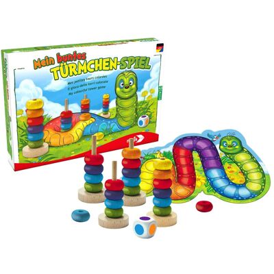 Noris Il mio gioco di torrette colorate (Francese, Italiano, Olandese, Tedesco, 2 - 4 Giocatori) Noris Il mio gioco di torrette colorate (Francese, Italiano, Olandese, Tedesco, 2 - 4 Giocatori)