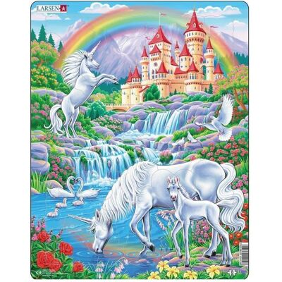 Larsen Puzzle unicorni 32 pezzi - Puzzle Larsen Puzzle unicorni 32 pezzi - Puzzle