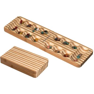 Philos 3253 - Gioco di Strategia Kalaha in Bambù Pieghevole Philos 3253 - Gioco di Strategia Kalaha in Bambù Pieghevole