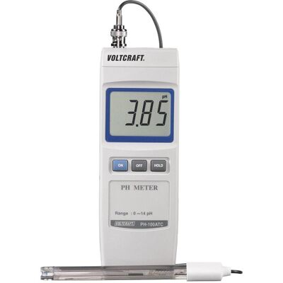 Voltcraft, Rilevatore, Misuratore di pH PH-100 ATC 0,2 pH (Strumento di misura della conducibilità) Voltcraft, Rilevatore, Misuratore di pH PH-100 ATC 0,2 pH (Strumento di misura della conducibilità)