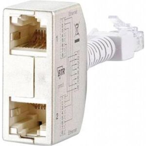 Metz Connect BTR Cable sharing Adpt. pnp 3 Set di 2 Ethernet-Ethernet VE 2 Ethernet-Ethernet silver, Accessori per telefoni Metz Connect BTR Cable sharing Adpt. pnp 3 Set di 2 Ethernet-Ethernet VE 2 Ethernet-Ethernet silver, Accessori per telefoni