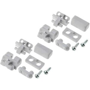 Fibox TH A Set di Cerniere - Plastica, Grigio, 2 pezzi, per Piccolo Fibox TH A Set di Cerniere - Plastica, Grigio, 2 pezzi, per Piccolo