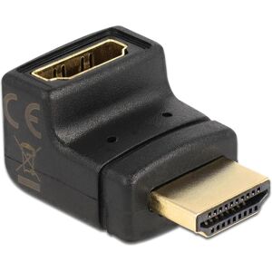 Delock HDMI maschio > HDMI femmina 90° superiore (HDMI, 2.79 cm), Adattatore dati + video, Nero Delock HDMI maschio > HDMI femmina 90° superiore (HDMI, 2.79 cm), Adattatore dati + video, Nero