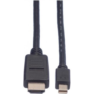 Cavo Mini DisplayPort a HDMI - 4,5M - Nero - 4K 30Hz - Video/Audio Cavo Mini DisplayPort a HDMI - 4,5M - Nero - 4K 30Hz - Video/Audio