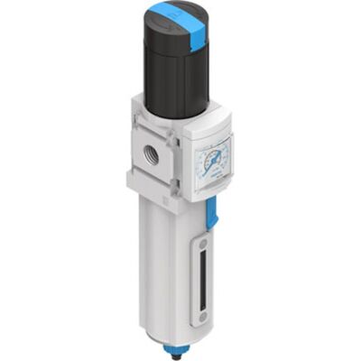Festo G1/4" 0.5 to 12 bar Filter Regulator, Accessori di elettronica + Alloggiamento Festo G1/4" 0.5 to 12 bar Filter Regulator, Accessori di elettronica + Alloggiamento