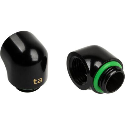 Bitspower Adattatore Touchaqua 90 gradi G1/4 pollici maschio a G1/4 pollici femmina - confezione da 2, Accessori raccordi di raffreddamento, Nero Bitspower Adattatore Touchaqua 90 gradi G1/4 pollici maschio a G1/4 pollici femmina - confezione da 2, Accessori raccordi di raffreddamento, Nero