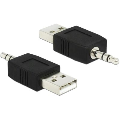 Delock Da USB 2.0 a (12.50 cm), Adattatore dati + video, Nero Delock Da USB 2.0 a (12.50 cm), Adattatore dati + video, Nero