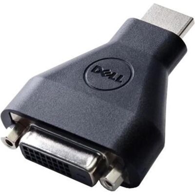 Dell HDMI a (DVI, 17.30 cm), Adattatore dati + video, Nero Dell HDMI a (DVI, 17.30 cm), Adattatore dati + video, Nero
