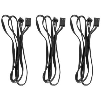 Phobya Set di estensione 3Pin di 3 (80 cm, 3 pin), Cavo interno (PC) Phobya Set di estensione 3Pin di 3 (80 cm, 3 pin), Cavo interno (PC)