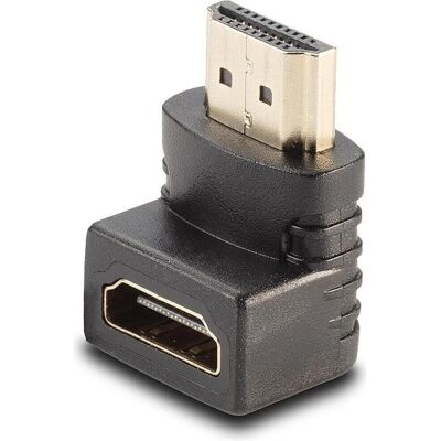 Lindy Adattatore angolare 90 "in basso" HDMI a (HDMI, 4 cm), Adattatore dati + video, Nero Lindy Adattatore angolare 90 "in basso" HDMI a (HDMI, 4 cm), Adattatore dati + video, Nero
