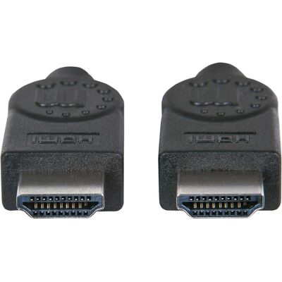 Manhattan HDMI (Typ A) — HDMI (Typ A) (2 m), Cavo video, Nero Manhattan HDMI (Typ A) — HDMI (Typ A) (2 m), Cavo video, Nero