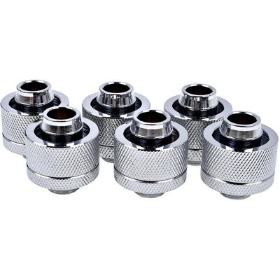Alphacool 19/13mm ghiacciolo G1/4 - Sixpack, Raccordo per raffreddamento, Argento Alphacool 19/13mm ghiacciolo G1/4 - Sixpack, Raccordo per raffreddamento, Argento