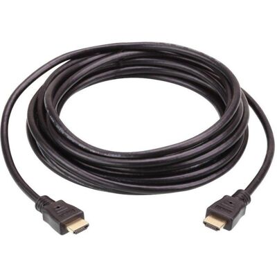 Aten HDMI (Typ A) – HDMI (Typ A) (0.30 m), Cavo video, Nero Aten HDMI (Typ A) – HDMI (Typ A) (0.30 m), Cavo video, Nero