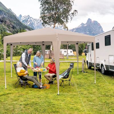Costway Tenda Esagonale da Giardino 400x348cm - Tenda per Eventi Costway Tenda Esagonale da Giardino 400x348cm - Tenda per Eventi