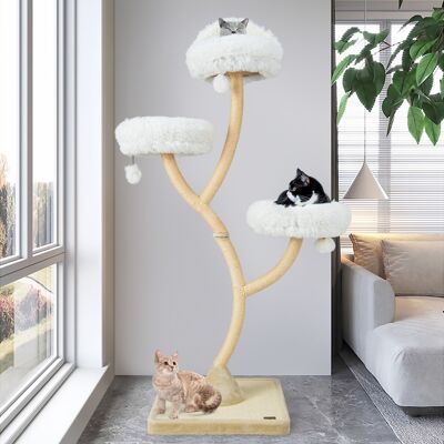 Costway Albero per gatti alto 178cm e albero per gatti alto 124cm, Torre per gatti e albero tiragraffi da interno Costway Albero per gatti alto 178cm e albero per gatti alto 124cm, Torre per gatti e albero tiragraffi da interno