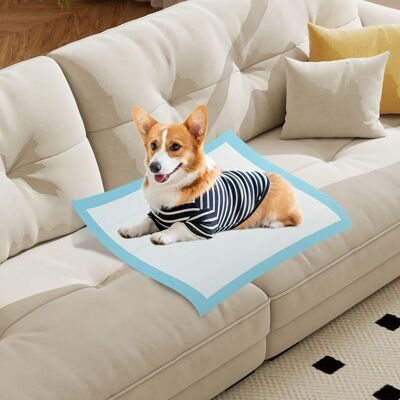 Costway Tappetini per animali domestici a 6 strati a prova di perdite, Asciugatura rapida tappetini da interno ed esterno 76 x 76 cm Blu Costway Tappetini per animali domestici a 6 strati a prova di perdite, Asciugatura rapida tappetini da interno ed esterno 76 x 76 cm Blu